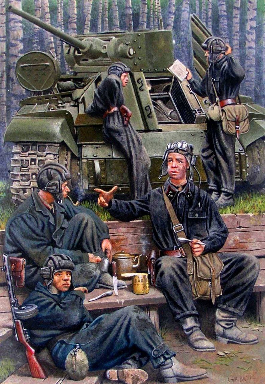 Танкист РККА 1941 арт