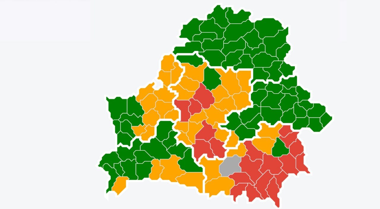 Карта запретов на посещение