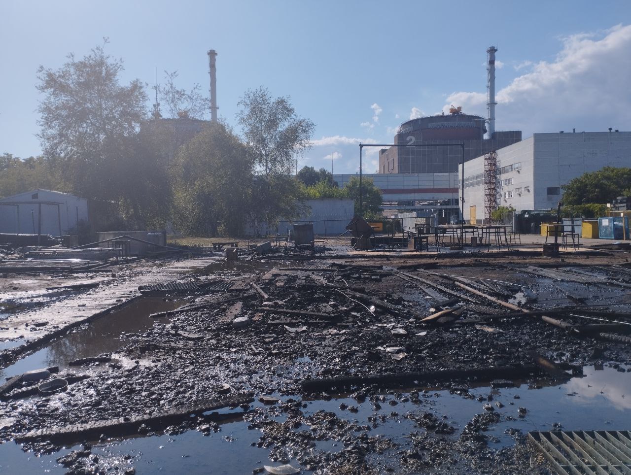 Взрыв на запорожской аэс