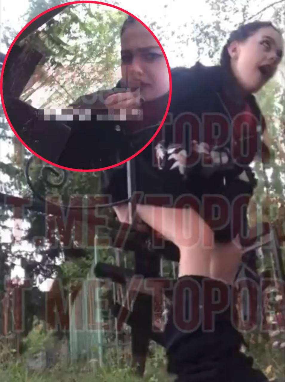 Вышло еще одно видео, смотреть в. Помните вчерашнюю 18-летнюю ебанатку, кот...