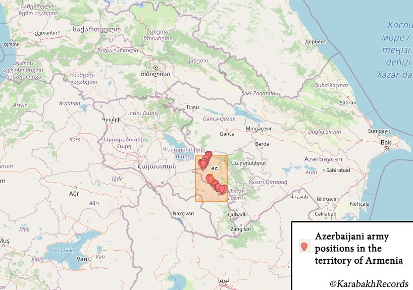 Карта зангезура в армении с границами