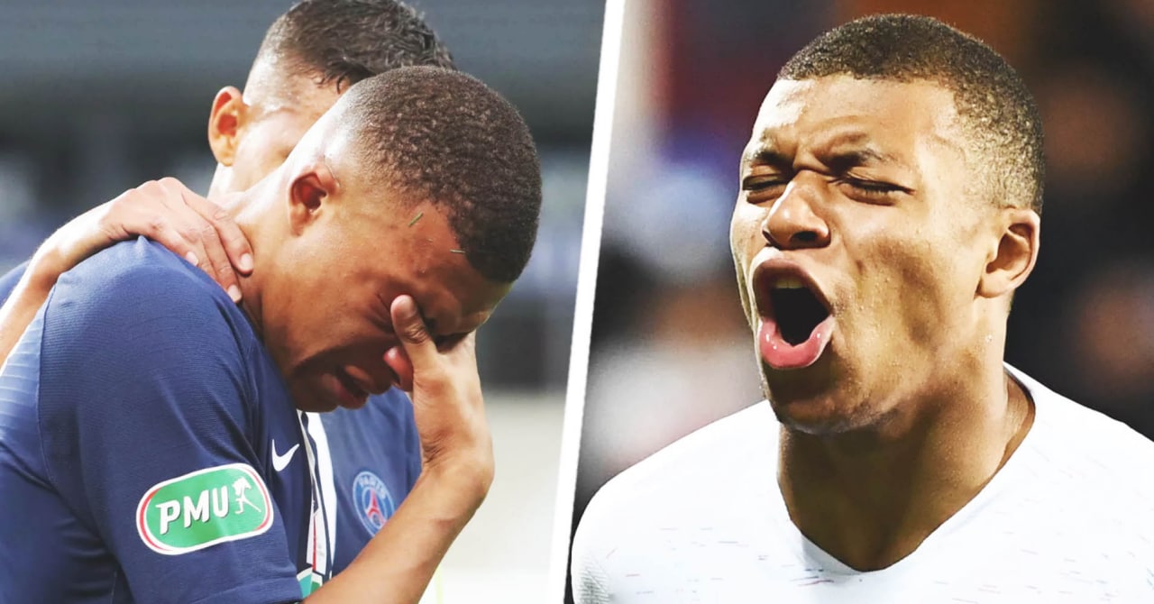 Mbappe crying gif