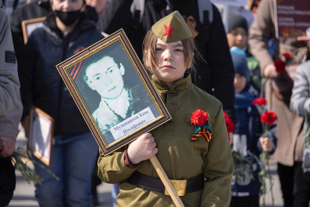 я участвовала в бессмертном полку